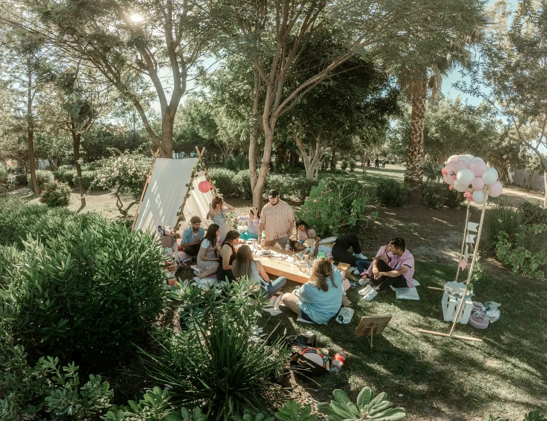 Educator leading an outdoor workshop